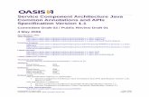 Service Component Architecture Java Common Annotations The SCA Java Common Annotations and APIs specification defines a Java syntax for programming concepts defined in the SCA Assembly