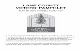LANE COUNTY VOTERS’ LANE COUNTY PAMPHLET VOTERS’ …€¦ · “Phil Carrasco’s participation at the board level will bring a voice to the changing demographics of LCC.” Pat