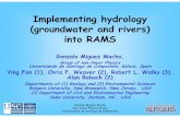 Implementing hydrology (groundwater and rivers) into RAMSbrams.cptec.inpe.br/~rbrams/RAMS_BRAMS_OLAM_6th_workshop/Session06/… · Implementing hydrology (groundwater and rivers)