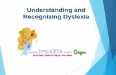 Understanding and Recognizing Dyslexia · Word-Reading Development Letters and sounds Requires simple phonology to learn sounds Phonic decoding Requires letter sounds and blending