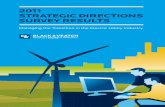 2011 STRATEGIC DIRECTIONS Black & Veatch Corporation ...Welcome to the 2011 Strategic Directions in the Electric Utility Industry survey results, which has captured the changing attitudes