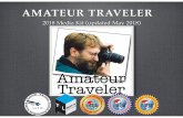 Amateur Traveler Media Kit 2018 Traveler Media Kit 2018.pdf · Trips: 2017 - Paciﬁca California press trip, Sea of Cortez Uncruise, Israel TBEX, Germany Bike press ... Gary Arndt