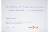 Old and New Ties in Social Networks Evolution: Novelties ...kreyon.net/sites/default/files/kreyon_files/presentations_kreyon_2017… · Time Varying Social Networks and novelties