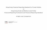 Hong Kong Financial Reporting Standard for Private ... · HKFRS for Private Entities as issued on 30 April 2010 HK SME-FRF & SME-FRS Initial and subsequent measurement Optional to