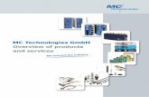 MC Technologies GmbH Overview of products and services€¦ · MC Technologies GmbH is your partner for wireless-based, industrial M2M/IoT end devices . ... In the M2M/IoT mobile
