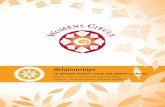 Relationships - One Circle Foundation · abusive relationship (i.e. Counseling Services, Women’s Shelters, Social Services, etc.) Week Seven Theme ... 1 To define the characteristics