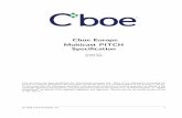 Cboe Europe Multicast PITCH Speci cationcdn.batstrading.com/...MC_PITCH_Specification.pdf · Cboe Europe Multicast PITCH Speci cation Version 6.37 30 April 2020 This document has