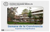 NUESTRO MINISTERIO EDUCATIVO Encuentro...Semana de la Convivencia Inició como un requerimiento legal de la Secretaría de Educación de Medellín Ha posibilitado una serie de reflexiones