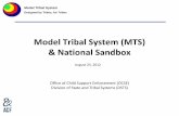 Model Tribal System (MTS) & National Sandbox...Model Tribal System (MTS) & National Sandbox Model Tribal System Designed by Tribes, for Tribes . Office of Child Support Enforcement
