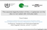 The second eigenfunction of the p Laplacian on the disc is ...jan.ucc.nau.edu/~jmn3/var12/talks/Drabek1 (3).pdf · In this talk we report on the joint result of the speaker, Jiˇr´ı