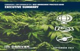 Executive Summary-Cannabis Environmental Best …...Executive Summary Improving Energy Efficiency Indoor cannabis cultivation is a resource-intensive process, with energy demands as