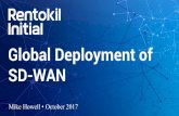 Global Deployment of SD-WAN - TeleGeography · Current Global SD-WAN Deployment Using VeloCloud Cloud-Delivered SD -WAN we have currently delivered SD -WAN connectivity to the following: