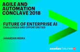 AGILE AND AUTOMATION CONCLAVE 2018 - Accenture · 2018-07-03 · Agile and Automation Conclave 2018 REFERENCES Books • Human + Machine: Reimagining Work in the Age of AI.Paul Daugherty