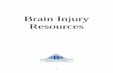 Traumatic Brain Injury Resources · 2017-02-08 · Stroke and Brain Injury Support Group for Survivors Northeast Rehabilitation Hospital 70 Butler Street Salem, NH 03079 1st Wednesday