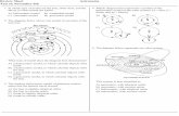 Review Sheet Astronomy Test on November 5th · 2015-10-28 · Review Sheet Astronomy Test on November 5th A) heliocentric model B) tetrahedral model C) ... only planet in our solar