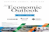 O AKL AND C OUNT Y, MICHIGAN 32Economic nd Outlook · Forecast date: April 2016 •! In last year’s report, we forecast that solid job growth would continue in Oakland County, but