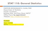 STAT 110: General Statisticsfmalam.kau.edu.sa/Files/0007085/Files/157188_STAT_110_CH... · 2019-11-28 · Part of Example 1 –1 (page 4) Determine whether descriptive of inferential