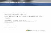 Architecture - download.microsoft.com · Dynamics CRM addresses the core architectural aspects of the Microsoft Dynamics CRM 4.0 security model. The full breadth of coverage provided