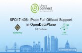 SFO17-406: IPsec Full Offload Support in OpenDataPlaneconnect.linaro.org.s3.amazonaws.com/sfo17/Presentations/SFO17-406... · in OpenDataPlane Bill Fischofer. ENGINEERS AND DEVICES