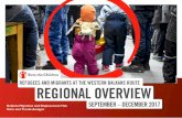 REFUGEES AND MIGRANTS AT THE WESTERN BALKANS ROUTE ... · majority of refugees and migrants use smuggling routes through the mountains, and to enter Romania, most of the refugee and
