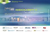 INFORMATIONSECURITY Enquiry (852) 2788 5669 · an international event with the aim to give participants practical insights into the information security industry. Following the success