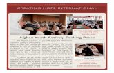 Afghan Youth Actively Seeking Peace · and social entrepreneurship. In 2013, over 1,000 people have attended these educational offerings. !!!It is the youth who are especially engaged