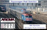 Passenger Rail Servicejrose/RailwayIntro/Modules... · 2013-05-22 · •intercity passenger rail services in 46 states and D.C. •provides contract service for several commuter