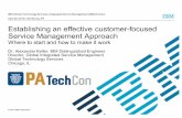 Establishing an effective customer-focused Service Management Approach€¦ · Establishing an effective customer-focused Service Management Approach Where to start and how to make