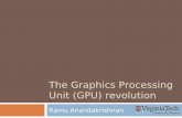 The Graphics Processing Unit (GPU) revolutioncourses.cs.vt.edu/cs4414/S13/LECTURES/gpu-lecture1.cs... · 2013-02-19 · The Graphics Processing Unit (GPU) revolution Ramu Anandakrishnan.