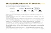 Apache spark mllib guide for sschung/cis612/Apache spark mllib guide for pipelining.pdfHere is the Apache spark mllib guide for pipelining: ... hence a Transformer (from apache spark