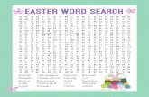Easter Word Search - Happiness is Homemade · Easter Word Search Jellybeans Celebration Decorate Chocolate Flowers Spring Candy Hunt Lily Chick Easter Basket Bunny Hide Eggs Bonnet