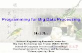 Programming for Big Data Processing - Indico · 2019-06-04 · Batch data processing Big data analytics usually contain tasks that perform batch data processing Tasks that can be
