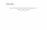 Prime Performance Manager 1.7 REST API User Guide...The Reports REST API is a Prime Performance Manager gateway component. All code needed to run and test the Reports REST API is included