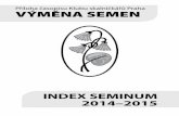 INDEX SEMINUM 2014–2015skalnickari.cz/wp-content/uploads/Skalnicky... · INDEX SEMINUM 2014–2015 Samen für´s Jahr 2014 – 2015, die unsere Klubmitglieder im Austausch anbieten.