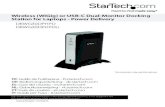 Wireless (WiGig) or USB-C Dual-Monitor Docking Station for ... · Instruction manual 1 Introduction This laptop docking station lets you create a full-sized workstation using either
