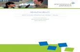 Modulhandbuch - Hochschule Ansbach...2019/10/21  · Visualisieren an Flipchart und Pinnwand Moderation von Gruppenprozessen Lernzielkontrollen und Live-Quizzes Studien- / Prüfungsleistungen: