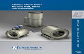 Mixed Flow Fans - Greenheck-USA€¦ · Mixed Flow Fans Mixed flow inline fans can be used for a wide variety of commercial, institutional and industrial applications handling everything
