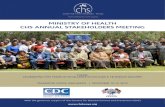 MINISTRY OF HEALTH CHS ANNUAL STAKEHOLDERS MEETING · 2016-04-27 · 3 Word from the CEO CHS stakeholders present at the Annual Stakeholders Meeting have played an important role