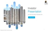 Investor motion. Presentation · S.No. Project City/State TDA in Mn Sft 1 Prestige Jindal Property Bengaluru 6.12 2 Prestige High Fields Hyderabad 5.89 ... This Presentation is for
