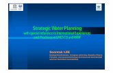 with special reference to International Experiences and ...mucp-mfit.org/wp-content/uploads/StrategicWater... · quality for sustaining human and ecosystem health on a watershed basis,