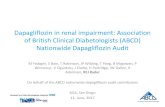 Dapagliflozin in renal impairment- · PDF file Dapagliflozin in renal impairment: Association of British Clinical Diabetologists (ABCD) Nationwide Dapagliflozin Audit M Yadagiri, S