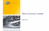 HELLA Investor Update ... HELLA Investor Update Agenda HELLA at a glance Financial Results 9M FY 2016/17 Financial Structure Outlook Summary 3 HELLA Investor Update HELLA | May 2017