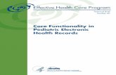 Core Functionality in Pediatric Electronic Health Records · Core Functionality in Pediatric Electronic Health Records . Structured Abstract Background. Clinicians, informaticians,