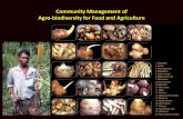 Community Management of Agro-biodiversity for Food and ... · Mitigating Climate Change : Role of Terrestrial Carbon Banks •Global net primary productivity (NPP) = 120 Gt/c/year