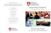 Internship Program - King's College · resume or search jobs. • Click Upload A Resume to post your resume. Word, PDF and Rich Text files are accepted. • Once you have uploaded