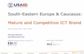 South-Eastern Europe & Caucasus: Mature and Competitive ...dea.gov.ge/uploads/GITI 2011/2011 GiTi ESICEE Brand v.1.1.pdf · People CMM Agile+CMMI Economic Analysis / Financial Accounting
