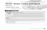 Jesus Loves Everyone, and We Love Others • Lesson 8 Bible ...storage.cloversites.com/communitybiblechurch4/documents/2s less… · Jesus Loves Everyone, and We Love Others • Lesson