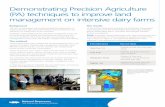 Demonstrating Precision Agriculture (PA) techniques to ... on inten… · management of acid soils, soil carbon, nitrogen levels and salinity. The method Five PA techniques were trialled