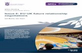 Issue 6: EU-UK future relationship negotiations · 11/5/2020  · negotiations Iain McIver, Iain Thom Following the UK's departure from the EU, the negotiations to determine the future