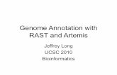 Genome Annotation with RAST and Artemisgenomeannotation.pdfACT is a DNA sequence comparison viewer written in Java. It is based on the software for Artemis, the genome viewer and annotation